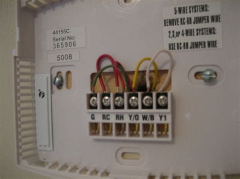 wire  hunter thermostat