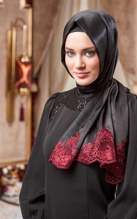 neva style dantelli İpek görünümlü Şal beautiful hijab~shawl~scarf niqab~khimar in 2019