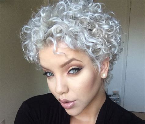 18 Very Short Curly Gray Hairstyles Top Concept