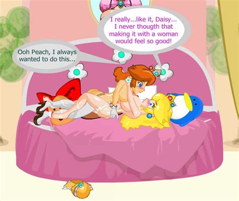 Put Peach X Daisy Trib Fun End Princess Peach Hentai