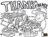Coloring Pages Agriculture Farmer Ffa Kids Thank Tools Printable Ag Teaching Farm Book Farmers Week Thanksgiving Activity Market Summer Animal sketch template