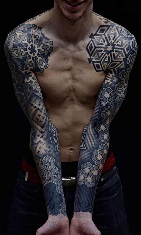 Amazing Both Hands Blackwork Tattoo Sleeve Best Tattoo Ideas Gallery