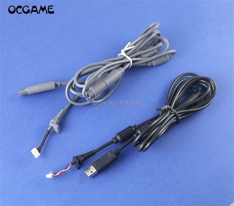 ocgame pcslot black grey pin wired controller interface cable  xbox xbox  usb