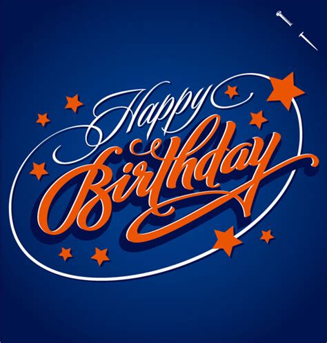 abstract happy birthday background vector graphics