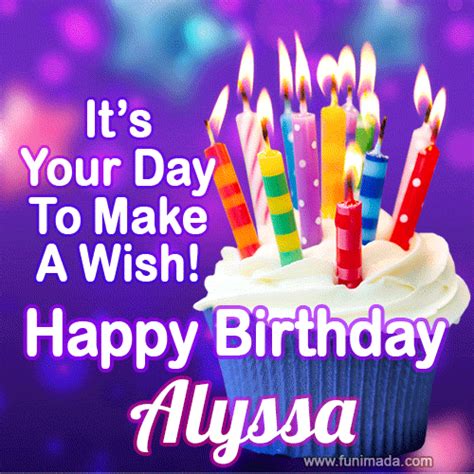 happy birthday alyssa gifs   funimadacom