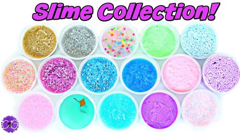 slime collection   favorite slimes youtube