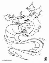Dragon Fantasy Coloring Color Pages Hellokids Chinese Print Online sketch template