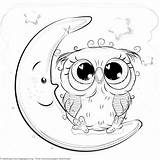 Coloring Pages Owl Cute Getcoloringpages Adult Colouring Drawing Choose Board Disney sketch template