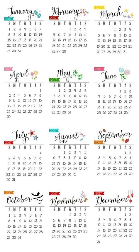 cute calendar printable  printable calendar monthly