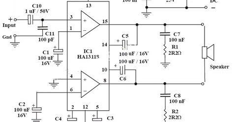 build aw car stereo amplifier circuit diagram   wiring diagram