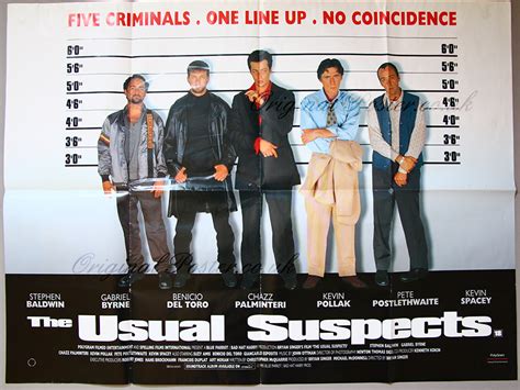 Usual Suspects Original Vintage Film Poster Original Poster Vintage