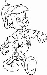 Pinocchio Jiminy Colorare sketch template