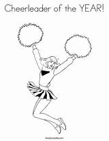 Cheerleader Jumping sketch template