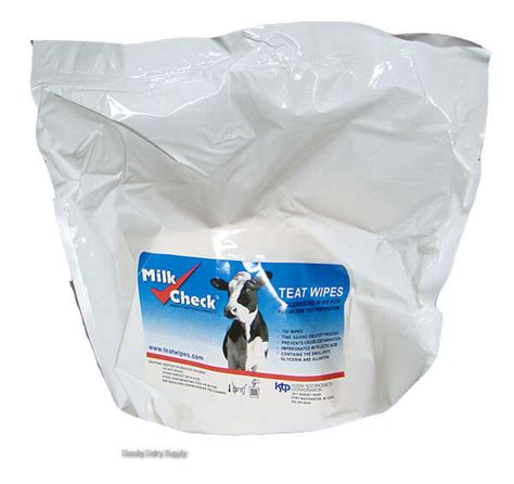 milk check teat wipes refills set of 4 homesteader s supply