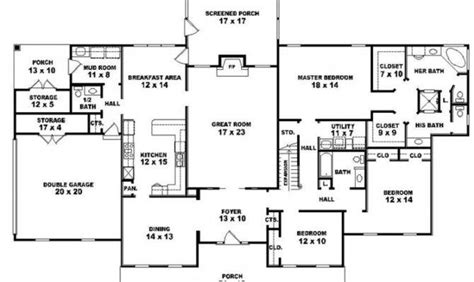 unique  bedroom house floor plans house plans