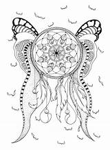 Coloring Dreamcatcher Pages Dreamcatchers Adult Adults Color Mandala Dream Catcher Printable Colouring Justcolor Incredible Disney Kids sketch template