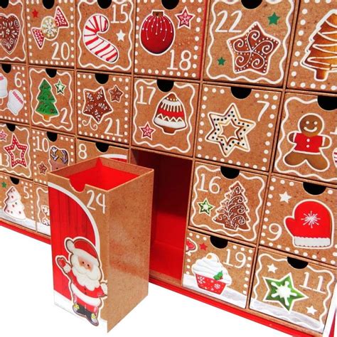 cardboard box advent calendar