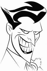 Joker Cartoon Face Coloring Pages Sketch Template sketch template