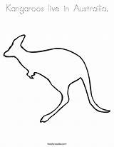 Coloring Austrailia Kangaroos Live Favorites Login Add sketch template