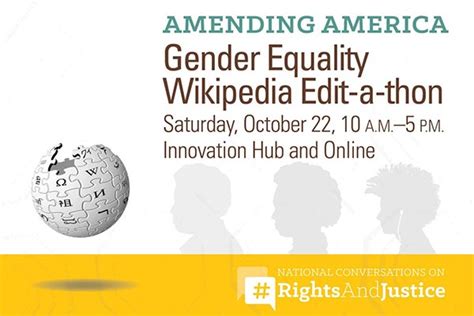 join us for a gender equality edit a thon on october 22 2016