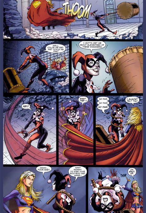 Supergirl Vs Harley Quinn 2 Harley Quinn Pinterest Harley Quinn