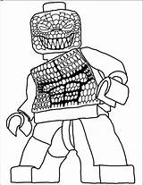 Lego Coloring Pages Spiderman Legos Getdrawings sketch template