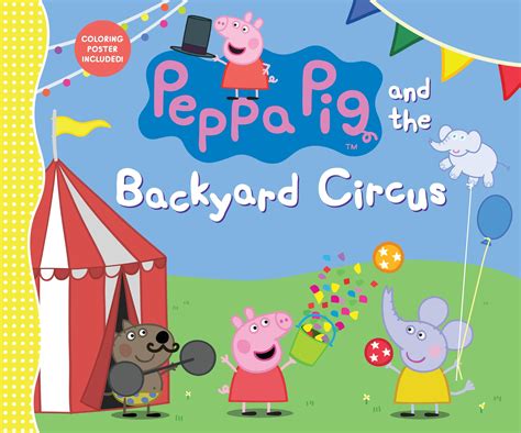 peppa pig peppa pig   backyard circus hardcover walmartcom