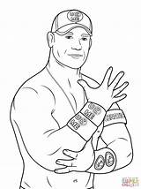 Orton Randy Coloring Pages Getcolorings Wwe sketch template