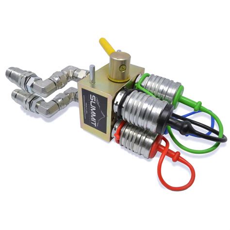 manual hydraulic multiplier scv splitter diverter valve kit  couplers