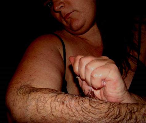Women with big hairy arms