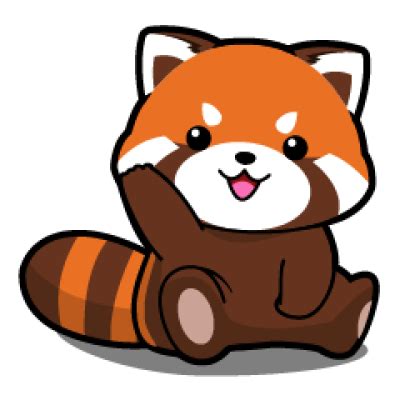 clip art red panda   cliparts  images  clipground