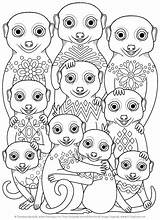 Animal Families February Coloring Craft Delightful Cleverpedia Release Date Chill Pattern Color sketch template