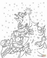Bears Berenstain Coloring Christmas Tree Pages Bear Color Printable Colouring Treehouse Getcolorings Drawing Popular Cartoon Anime Books sketch template