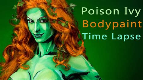 Poison Ivy Bodypaint Time Lapse Youtube