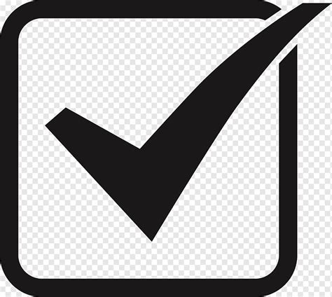 checkbox icon checkbox button tick box angle text png pngegg