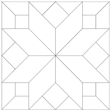 imaginesque quilt block  pattern  template