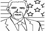 Pages Coloring Obama Printable Barack Getcolorings sketch template