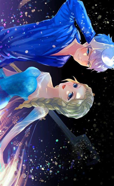 jack frost and elsa wallpaper ️believe in the guardians