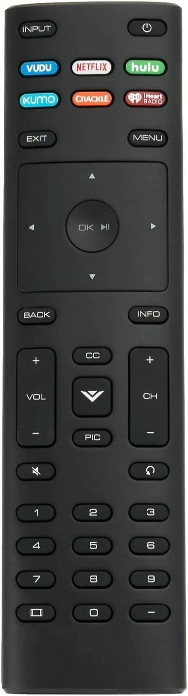 Vizio Xrt136 Tv Remote Control For E60 E3 E65 E0 E65 E1 E65 E3 P65 E1