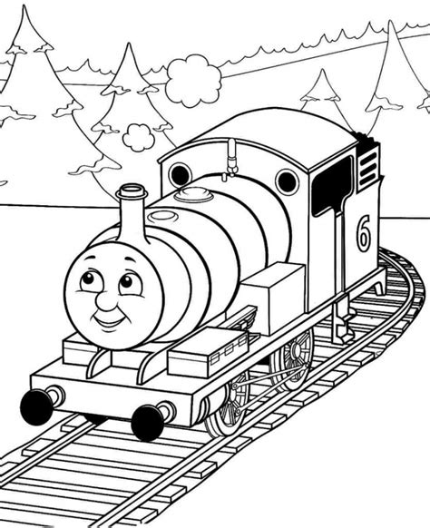 thomas  train coloring pages  print