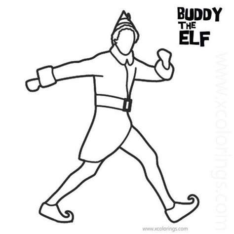 buddy  elf coloring pages   print xcoloringscom