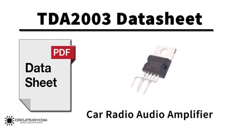 tda  car radio audio amplifier datasheet