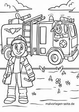 Ausmalbilder Malvorlage Feuerwehrauto Pompieri Camion Pompier Coloriage Jungs Lassen Fuoco sketch template