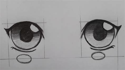 cara menggambar mata lukisan anime simple tutorial menggambar mata