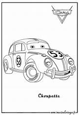Choupette Coloriage Herbie Ausmalbilder Cars2 Storm Coloriages Coccinelle Guido Ausmalen Ausdrucken Colorier Enregistrée sketch template