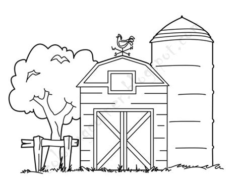 barn coloring pages