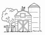 Barn Coloring Pages Printable Farm Color Kids Sheets Animal Colouring Barns Print Drawing Red Book House Crafts Coloringcorner Animals Trucks sketch template