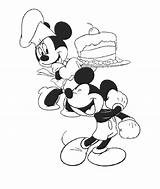 Coloring Mickey Mouse Pages Birthday Popular sketch template