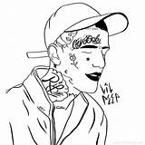 Peep Lineart Durk Xcolorings Crying Dove sketch template