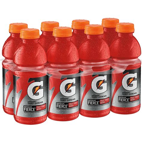 gatorade thirst quencher punch berry sport drink  fl oz  count
